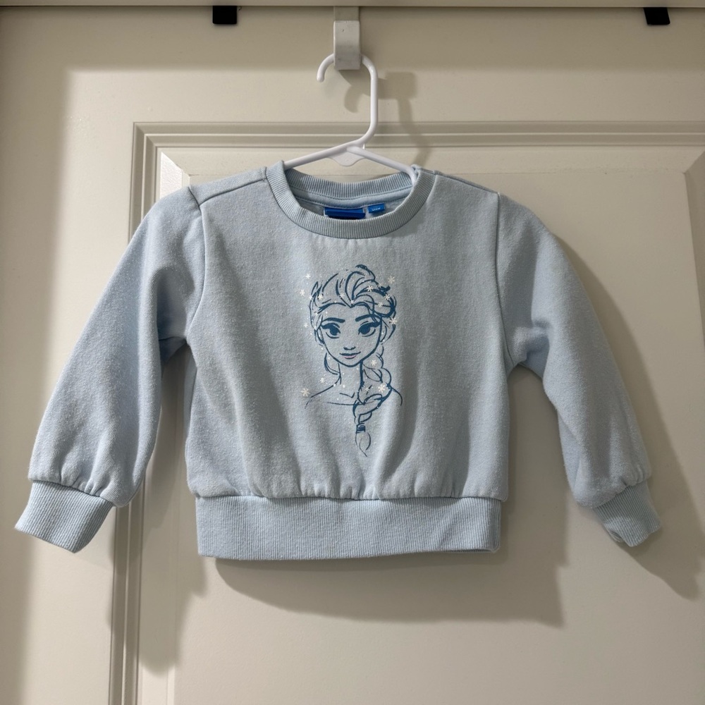 Disney Light Blue Elsa Sweatshirt